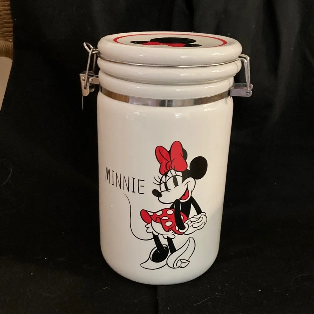 Disney Minnie Mouse White Canister